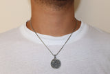 Eagle Yin Yang Medallion Necklace