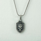 Kings Skull and Sword in Patterns Necklace