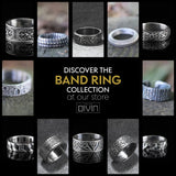 Moon Crater Surface Wedding Band Ring