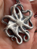 Handcraft Unique Octopus Skull Necklace