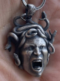 Gorgon Angry Medusa Pendant