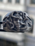 Medusa Head Band Ring