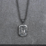 Mother Mary Silver Medallion