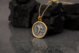 Ancient Tarent Didrachm Coin Necklace