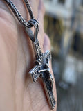 Jesus Christ Crucifix Silver Pendant