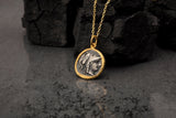 Helmeted Athena and Pegasus Coin Replica Pendant